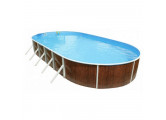 Морозоустойчивый бассейн овальный 910х460х120см Azuro 407DL 3EXB0221 mosaic (без оборудования)