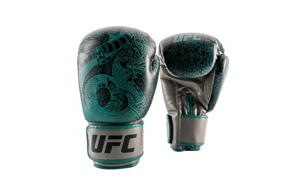 Боксерские перчатки UFC PRO Thai Naga Green, 12oz 600_380