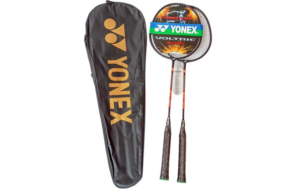 Набор для бадминтона 2 ракетки в чехле Yonex Replika E43164-3 оранжево\зеленый 600_380