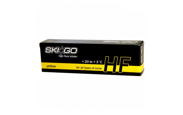 Клистер Skigo 90276 HF Klister Yellow (любой снег в т.ч. глянец) (+20°С +3°С) 60 г 600_380