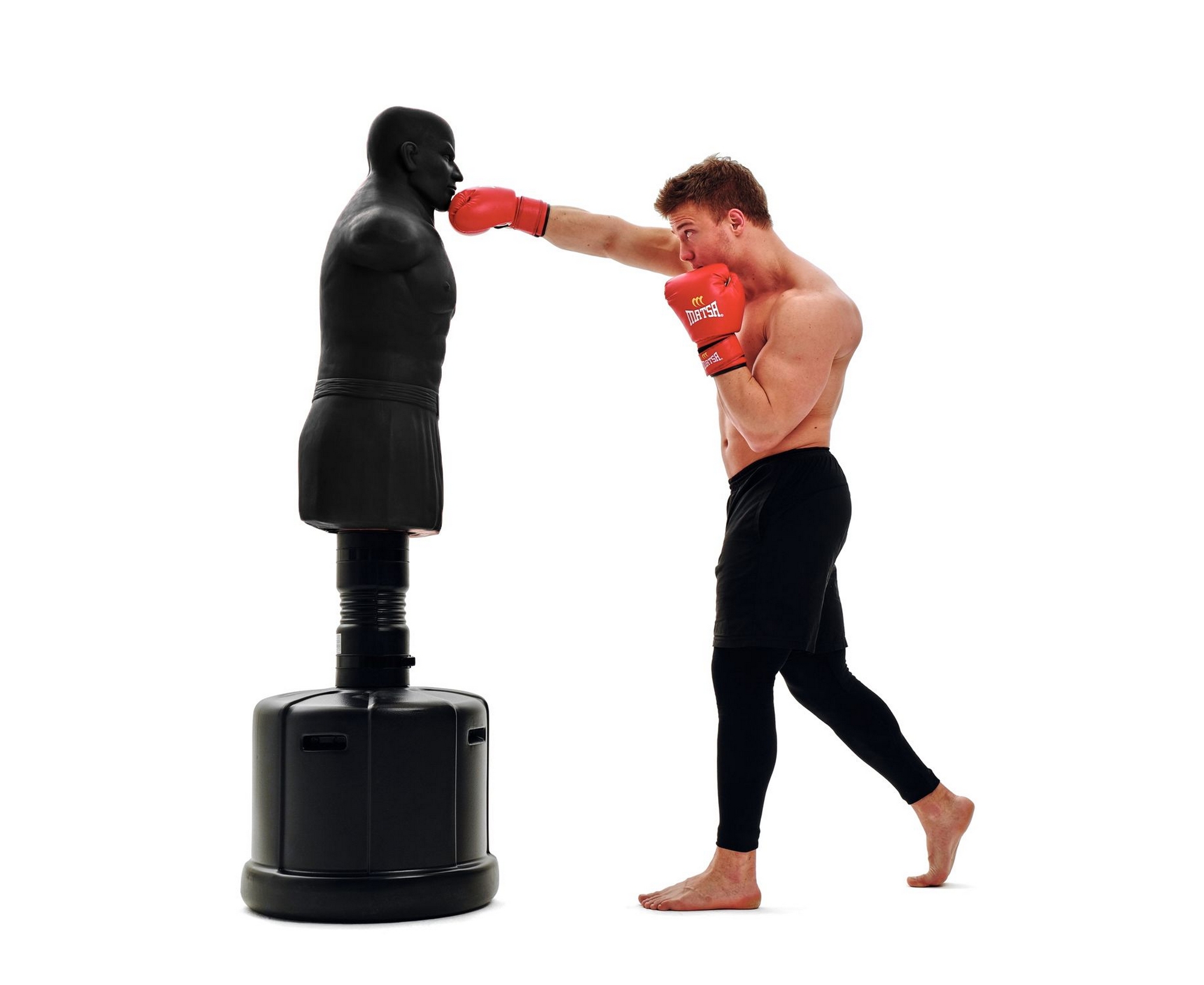 Манекен c регулировкой высоты DFC Boxing Punching Man-Heavy TLS-AB черный 2000_1636