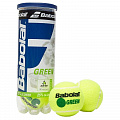 Мячи для большого тенниса Babolat Green 501066 3 шт желто-зеленый 120_120